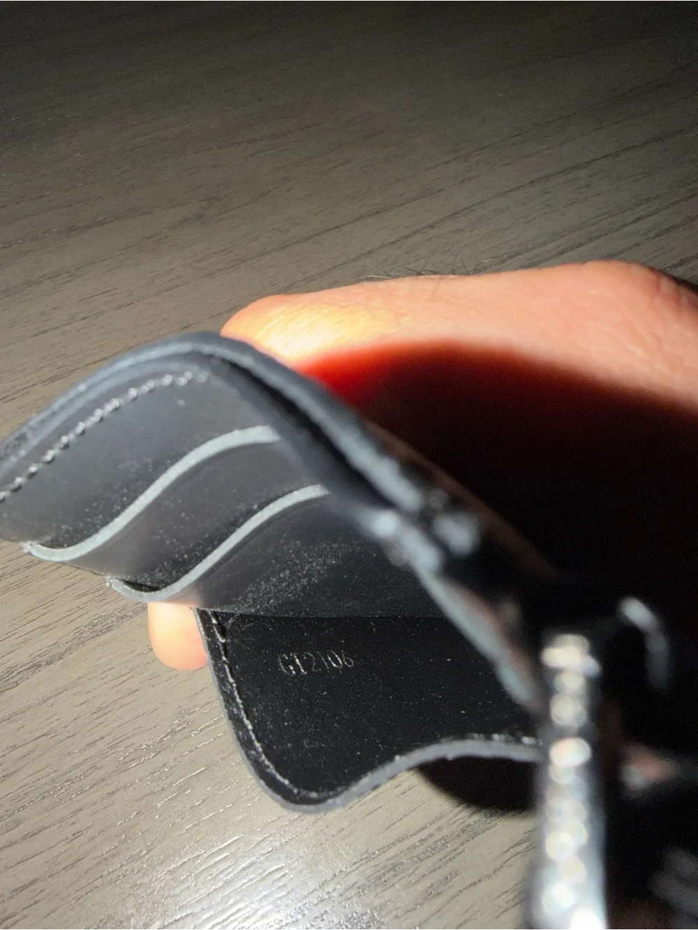 Louis Vuitton Black Monogram Card Holder with Lanyard